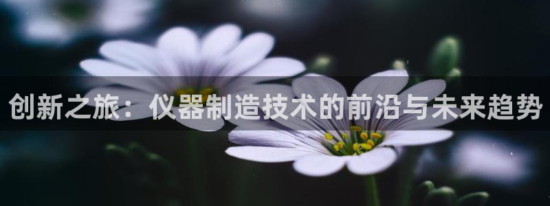 电子cq9是什么：创新之旅：仪器制造技术的前沿与未来趋势