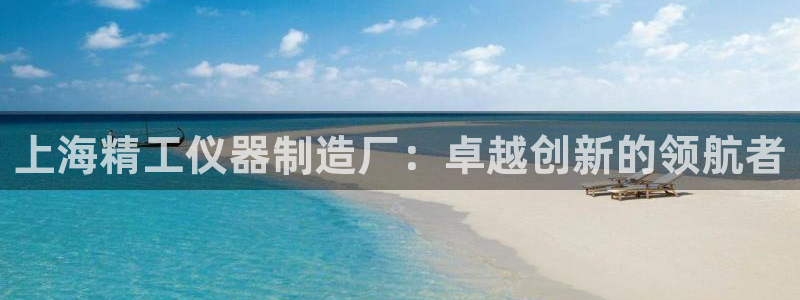 CQ9电子押注乘数：上海精工仪器制造厂：卓越创新的领航者