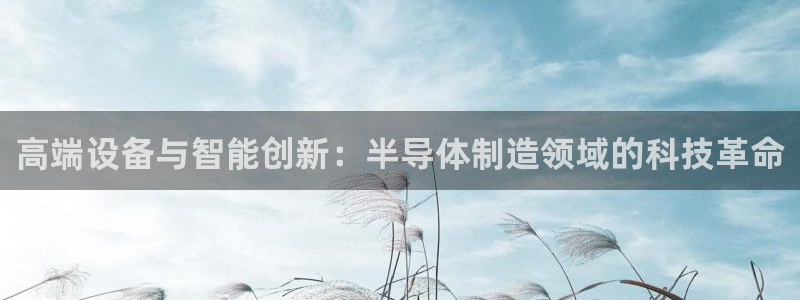 cq9电子系列排名：高端设备与智能创新：半导体制造领域的科技