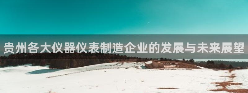 CQ9电子 可以控制吗：贵州各大仪器仪表制造企业的发展与未来