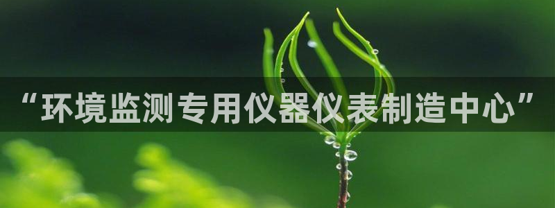 cq9电子雪之吻：“环境监测专用仪器仪表制造中心”