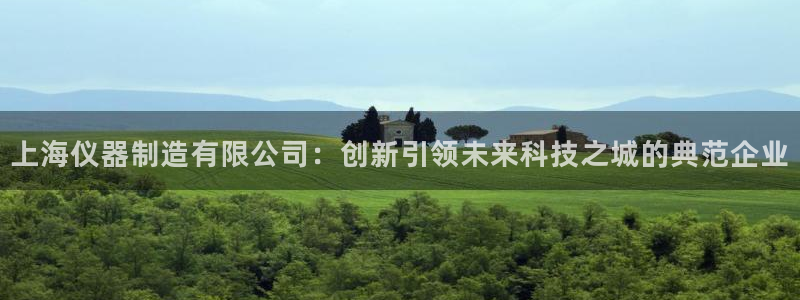 cq9电子修改：上海仪器制造有限公司：创新引领未来科技之城的