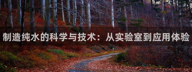 cq9电子棋牌：制造纯水的科学与技术：从实验室到应用体验