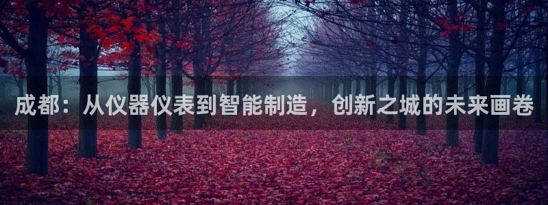 cq9电子假：成都：从仪器仪表到智能制造，创新之城的未来画卷