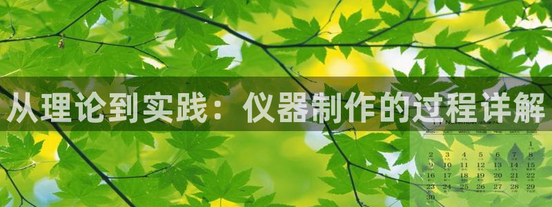 cq9阿波罗电子：从理论到实践：仪器制作的过程详解