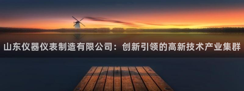 电子cq9什么意思：山东仪器仪表制造有限公司：创新引领的高新