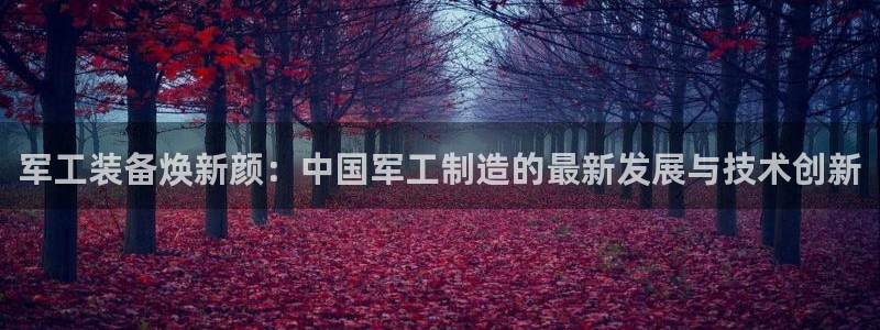 玩电子cq9：军工装备焕新颜：中国军工制造的最新发展与技术创