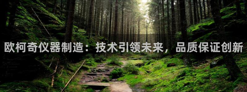 cq9电子试玩网址：欧柯奇仪器制造：技术引领未来，品质保证创