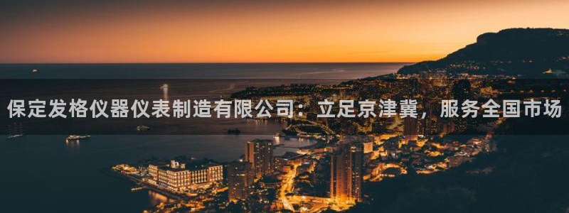 cq9电子论坛：保定发格仪器仪表制造有限公司：立足京津冀，服